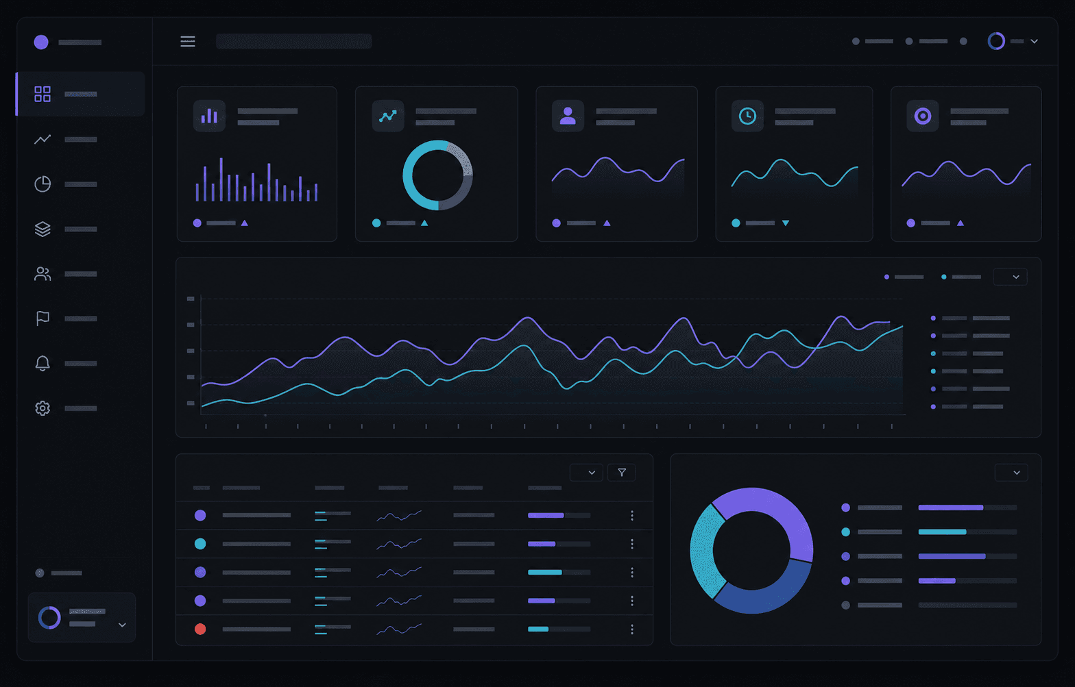 Интерфейс концепта Operations Dashboard